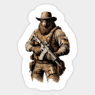 Tactical Operator Bigfoot T-Shirt Sticker